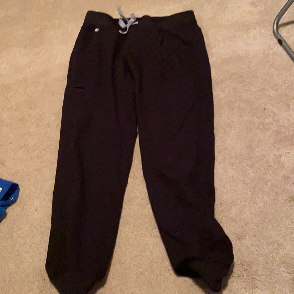 Black figs jogger pants